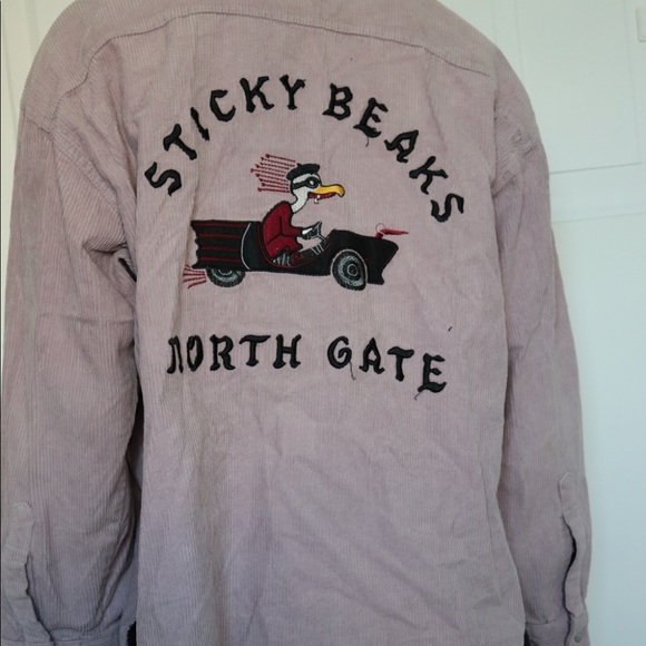 Korean Vintage Pink Shirt Unisex - Picture 2 of 7